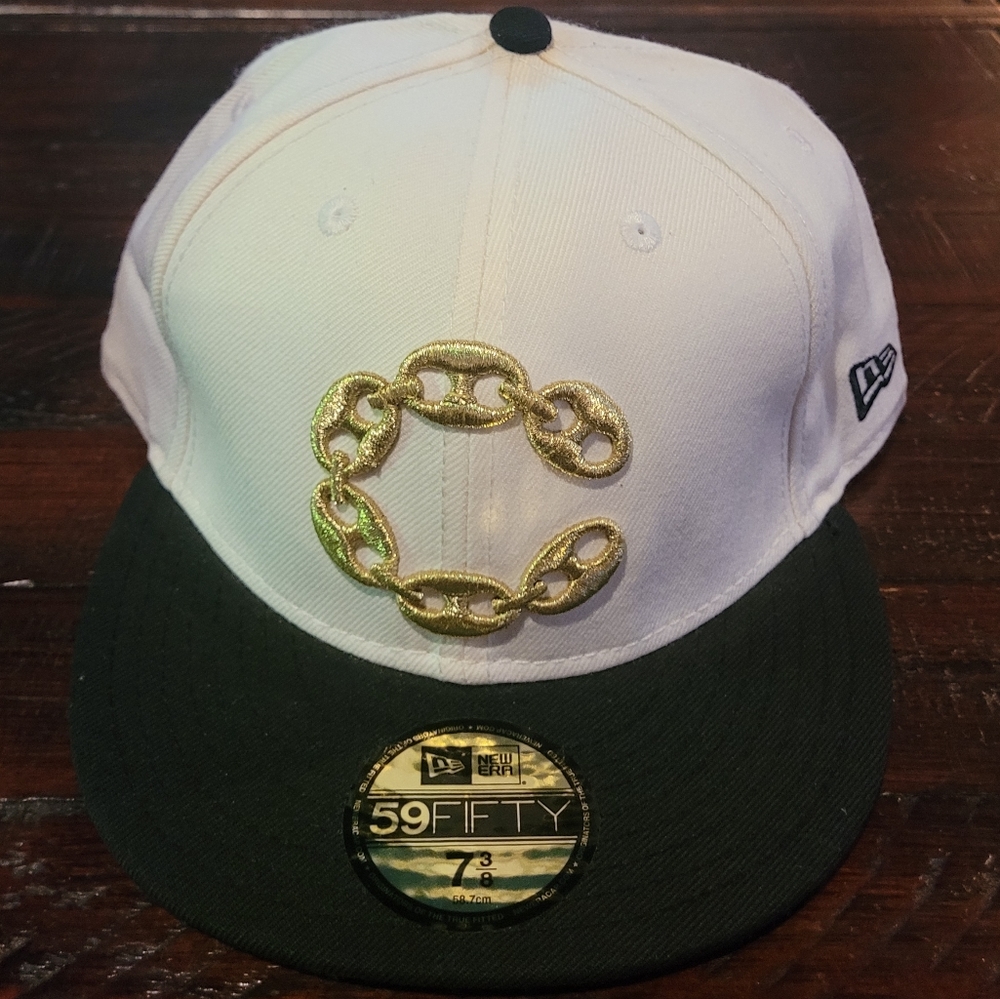 Deadstock Authentic Crooks and Castles Custom New Era fitted hat sz 7 3/8